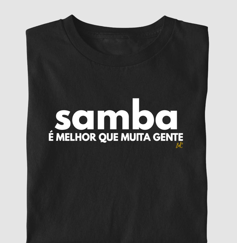 Samba é melhor que muita gente