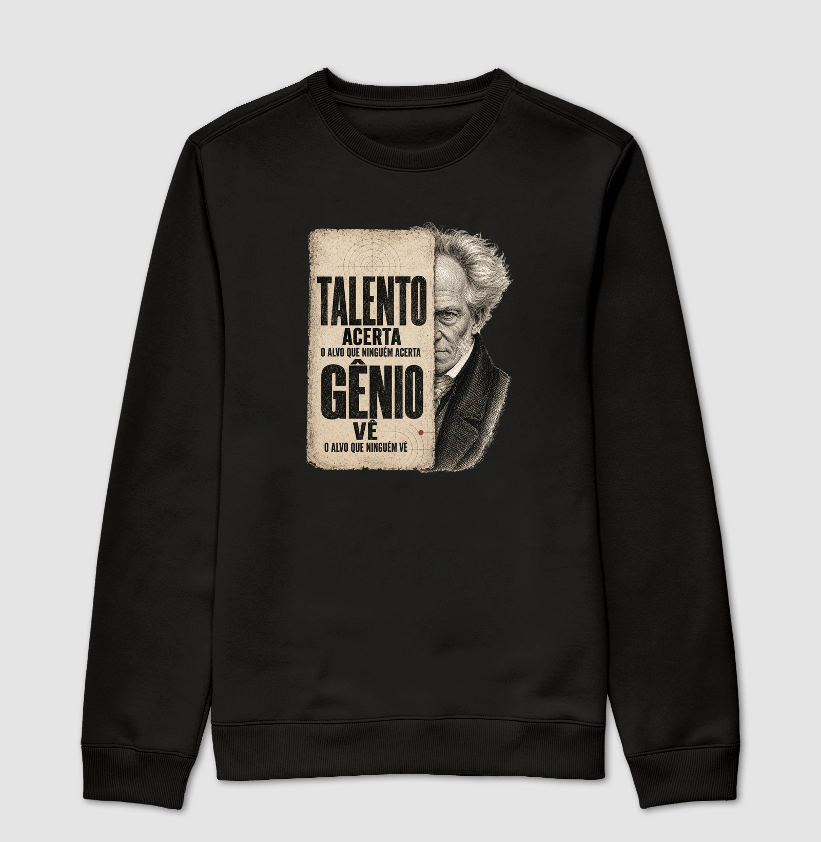 Talento Acerta o Alvo que Ninguém Acerta. Gênio Vê o Alvo que Ninguém Vê.