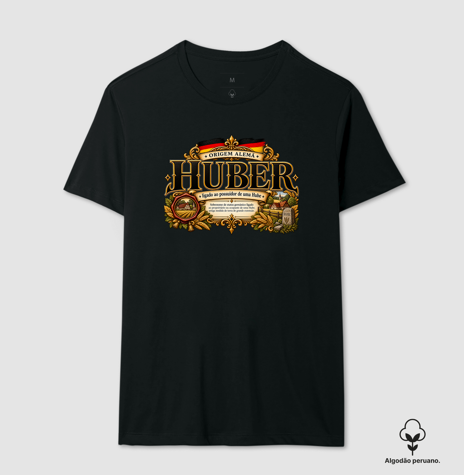 Huber  - Camiseta Algodão Peruano