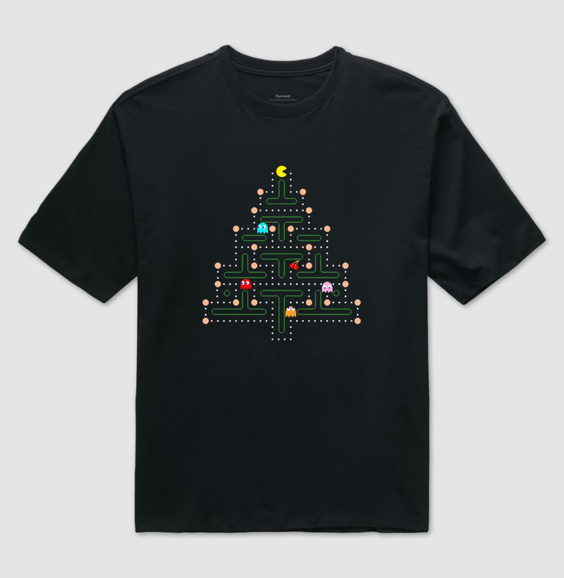 Árvore de Natal Arcade - Camiseta Oversized