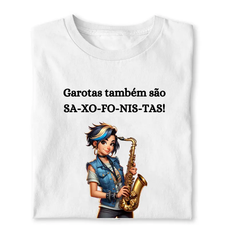 Garotas também são saxofonistas