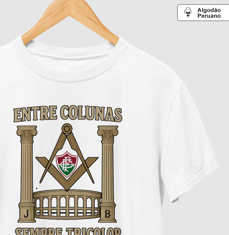 Camiseta Algodão Peruano Tricolor Entre Colunas 2 - Mr. GADU