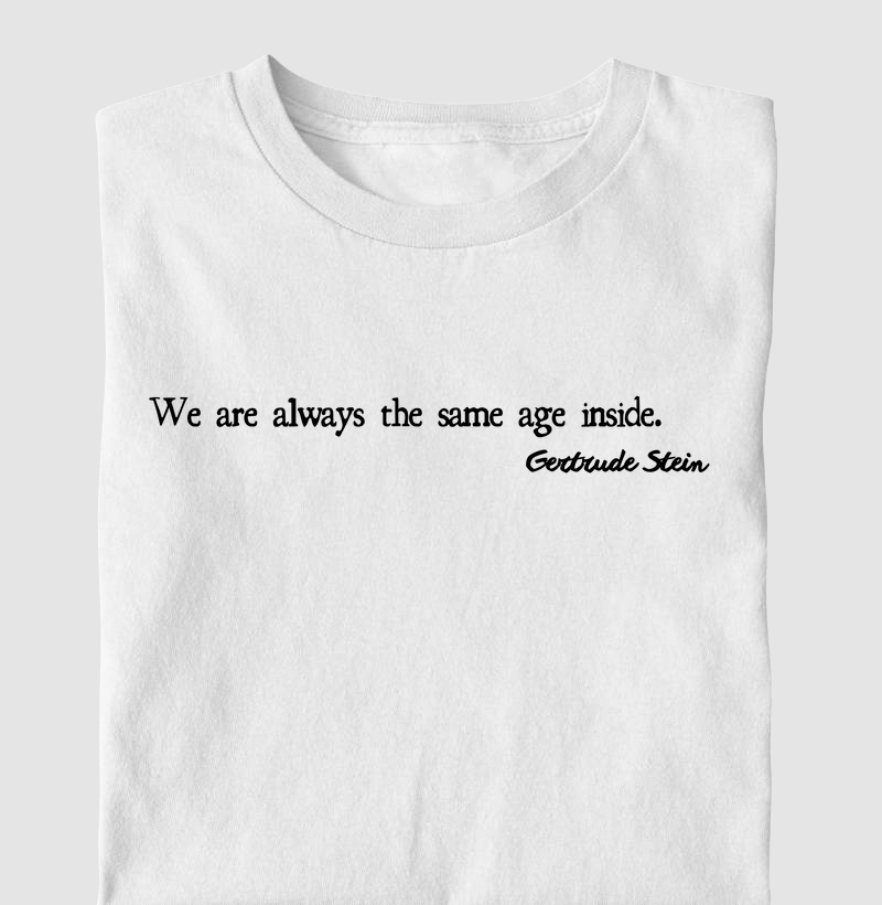 We are always the same age inside