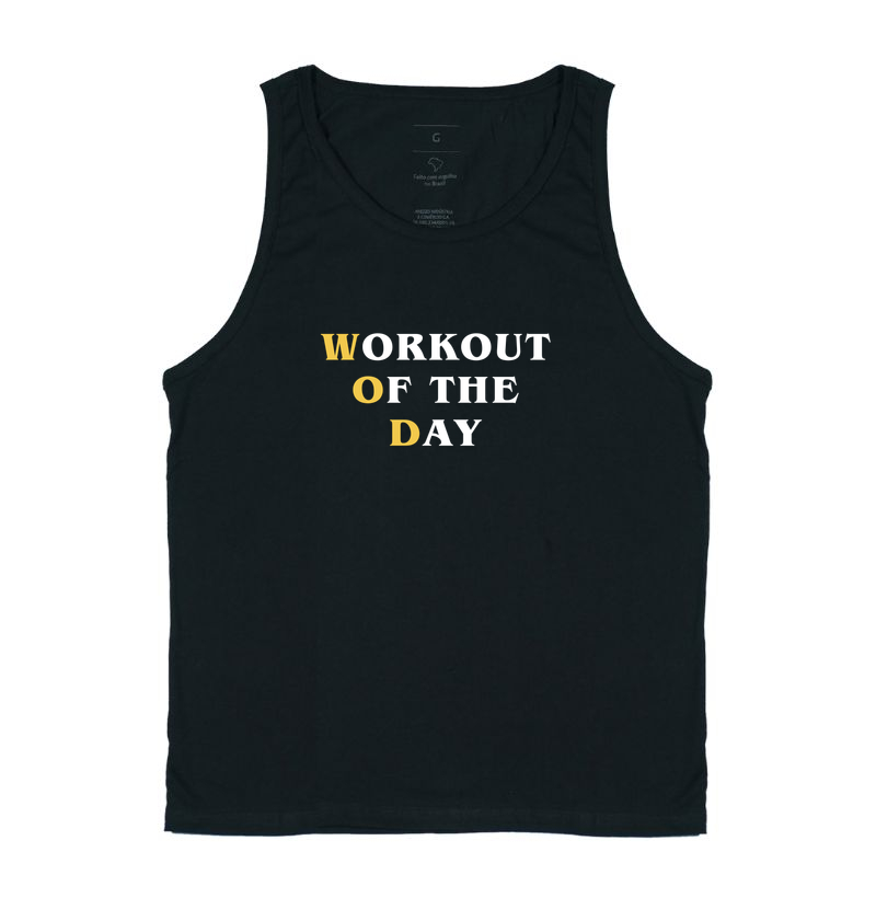 Camiseta Workout Of The Day – TRENO | WOD Mode Ativado