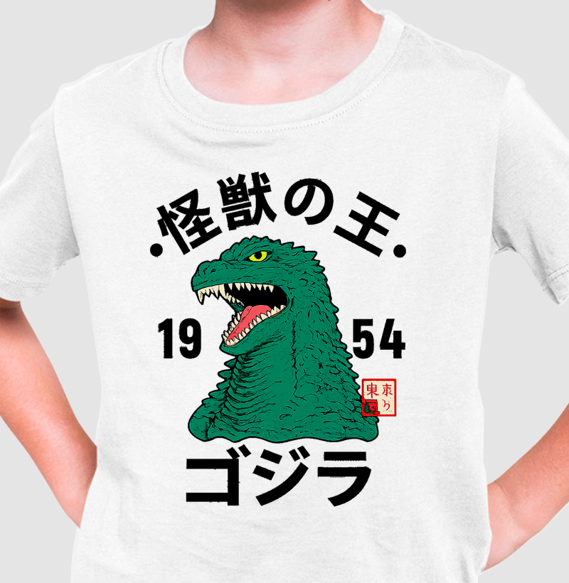 Arte Japonesa Monstro 1954 Style Infantil
