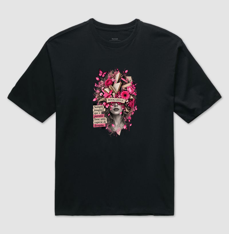 Bookaholic — Paraíso Particular - Camiseta Oversized