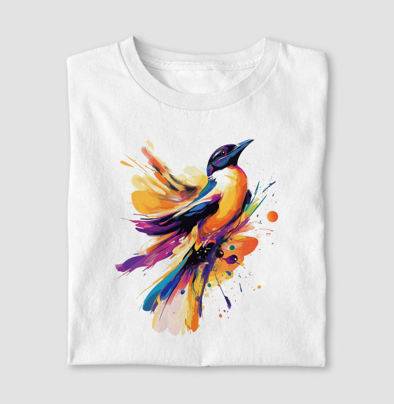 Pássaro colors aquarela