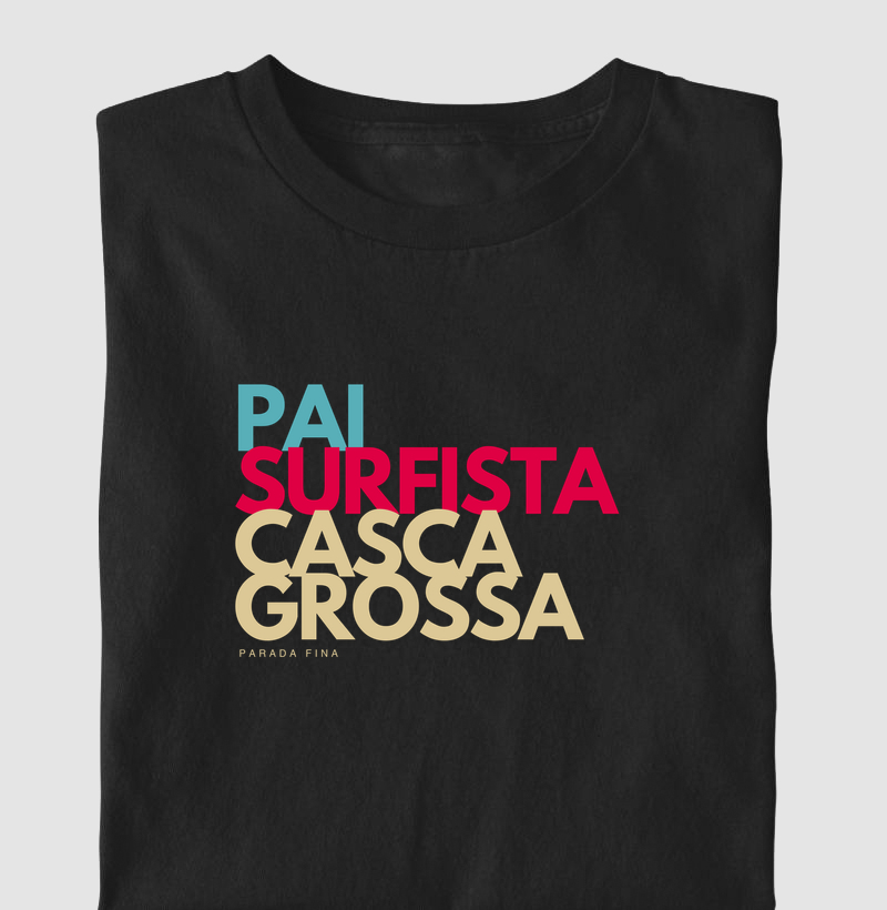 pai surfista casca grossa