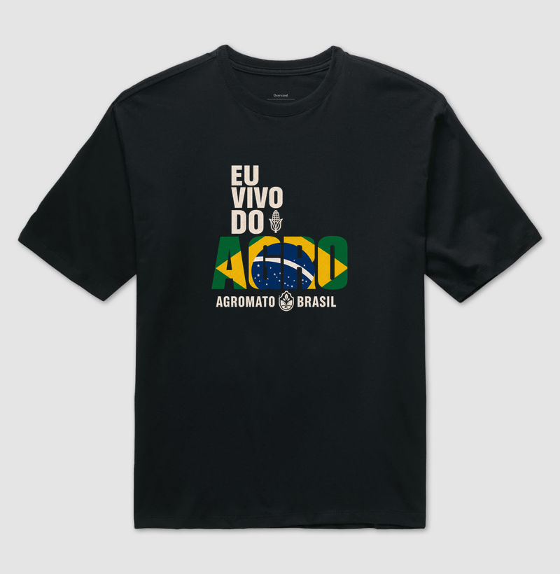 Camiseta Eu Vivo do Agro
