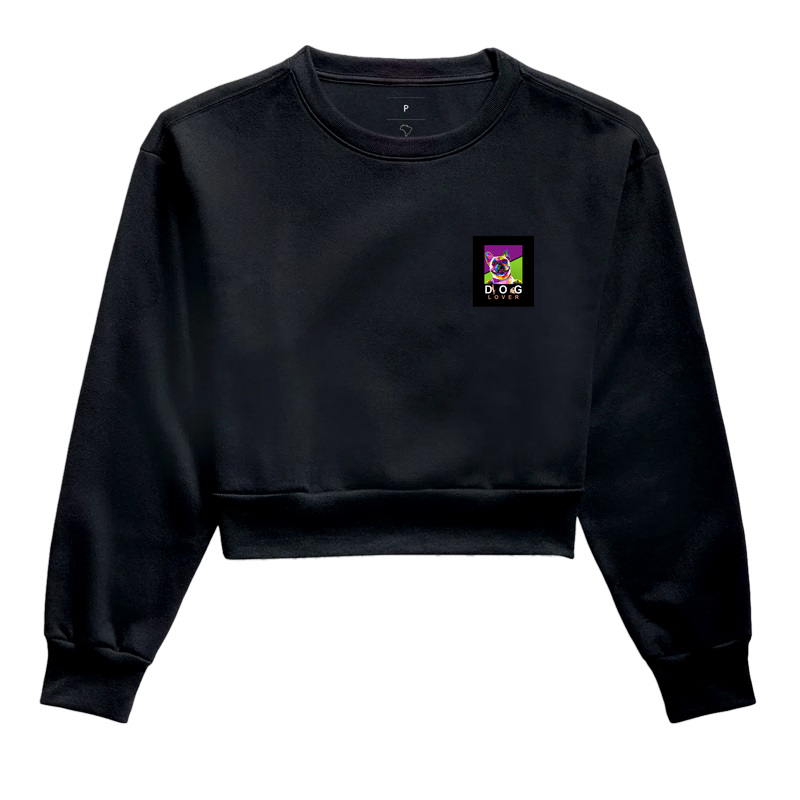 Dog Lover - Fundo Preto - Bolso