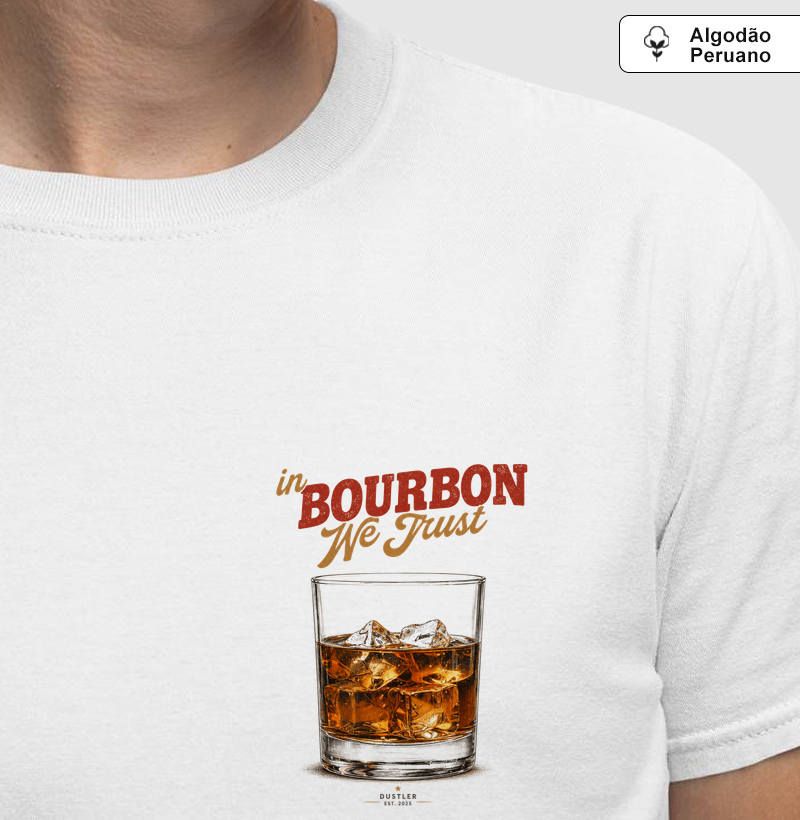 Camiseta Country Masculina In Bourbon We Trust