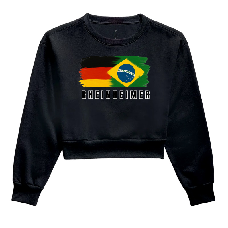 Rheinheimer – Herança Alemã em Destaque - Cropped Moletom