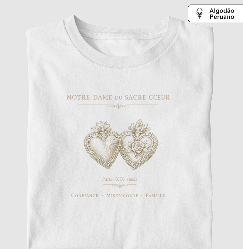 Sacré Coeur - Sagrado Coração - algodão peruano