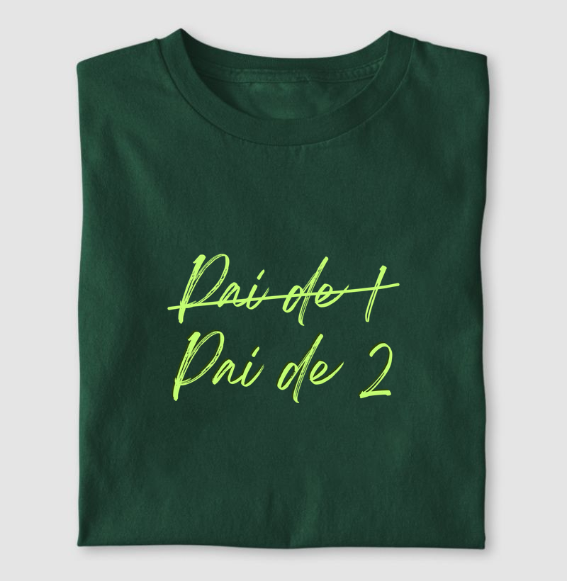 Pai de 2, porque agora o amor vai duplicar!