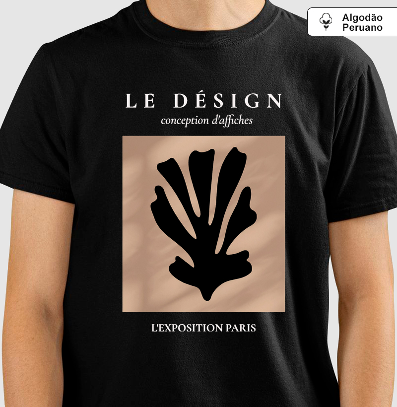 Camiseta Henri Matisse Pôster de Exposição Algodão Peruano Tanguis