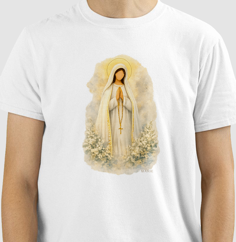Nossa Senhora de Fátima Aquarela