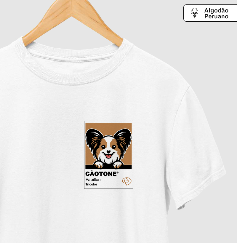 Cãotone Papillon Tricolor