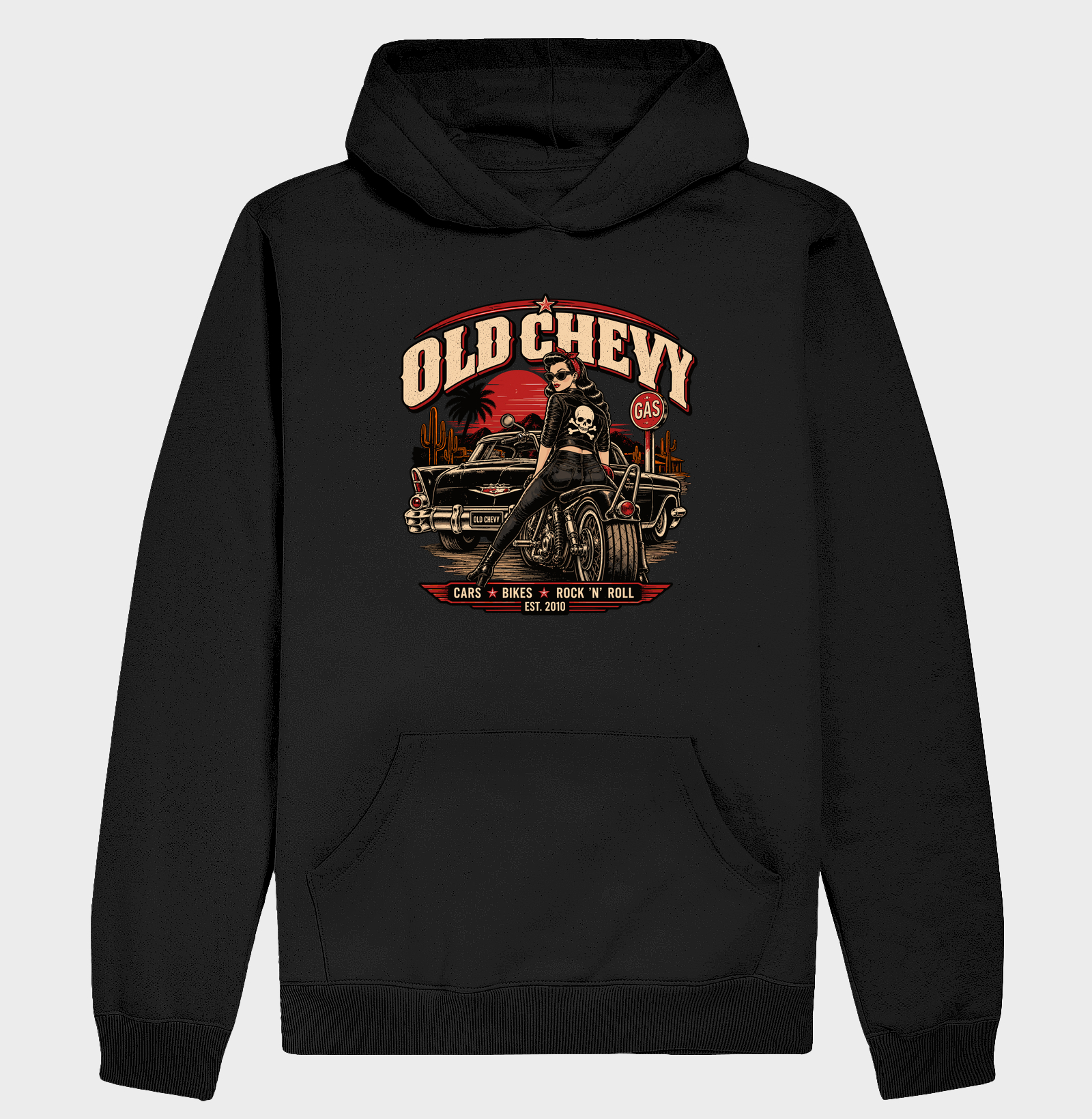 Backroad Rebel | Road Rebels - Old Chevy - Hoodie Moletom