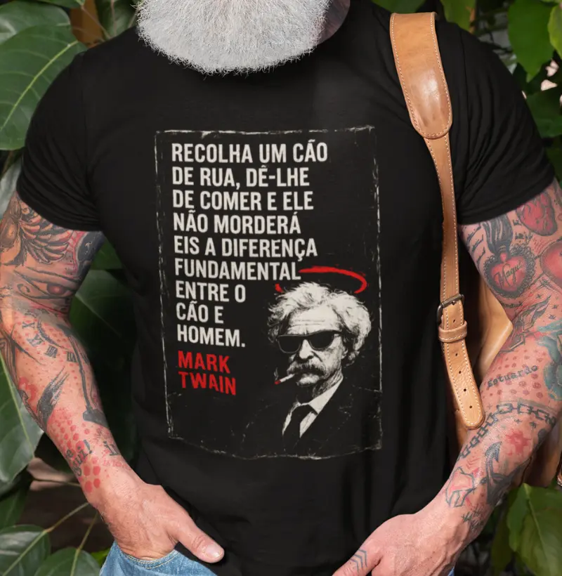 Diferença entre cão e homem.