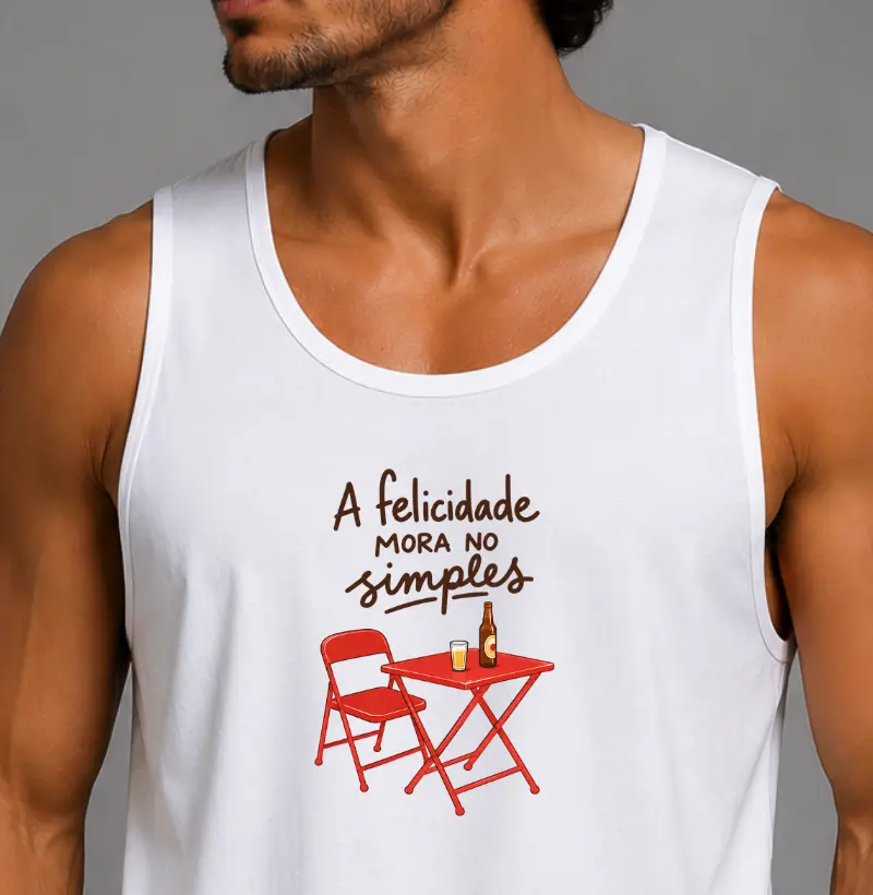 A felicidade mora no simples