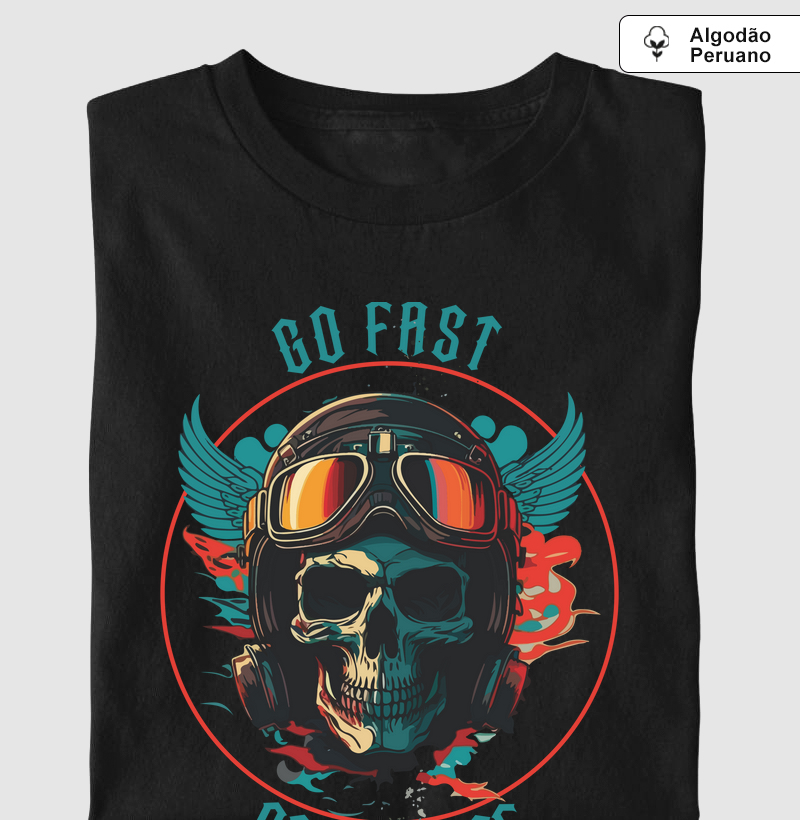 Go Fast or Go Home B Camiseta PIMA 