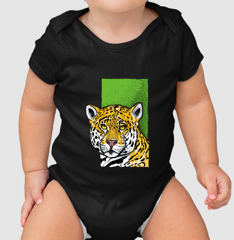 Body Infantil Onça Pintada
