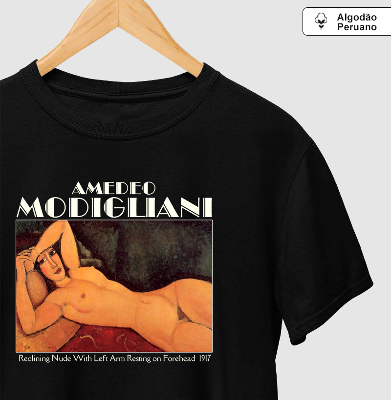 Reclining Nude With Left Arm Resting on Forehead (1917) - Amedeo Modigliani