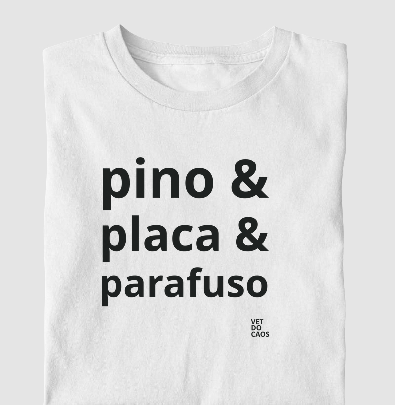 pino & placa & parafuso
