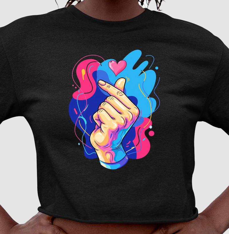 Cropped Finger Hart
