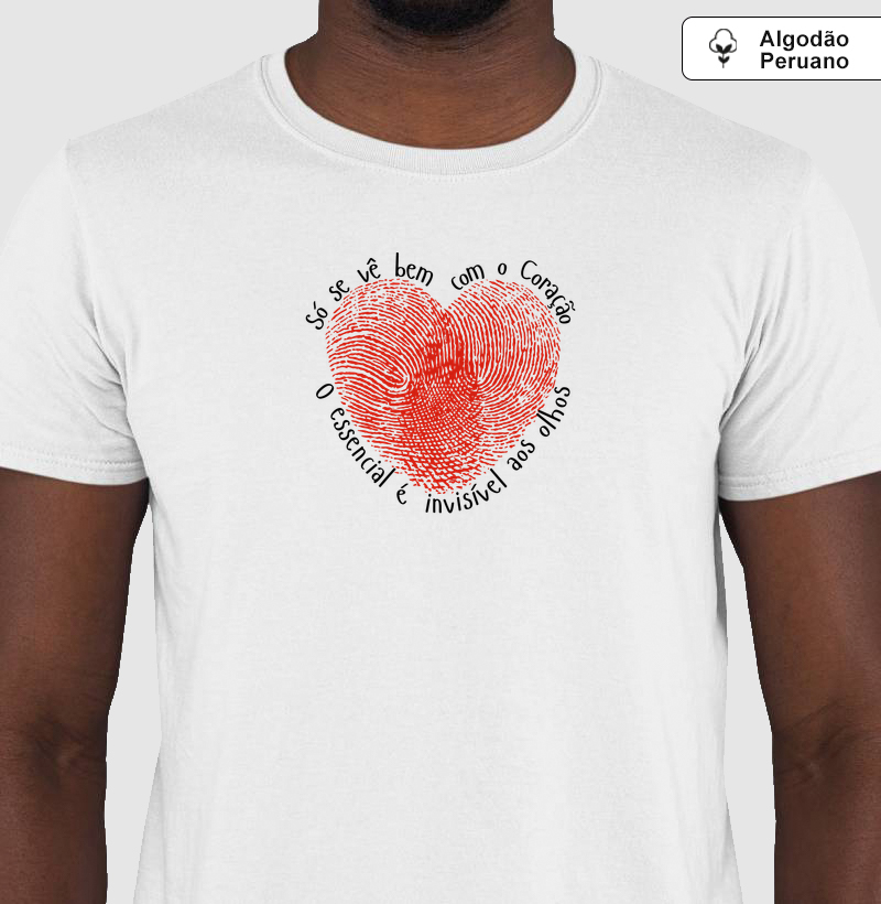 Só se vê bem com o coração digital vermelho