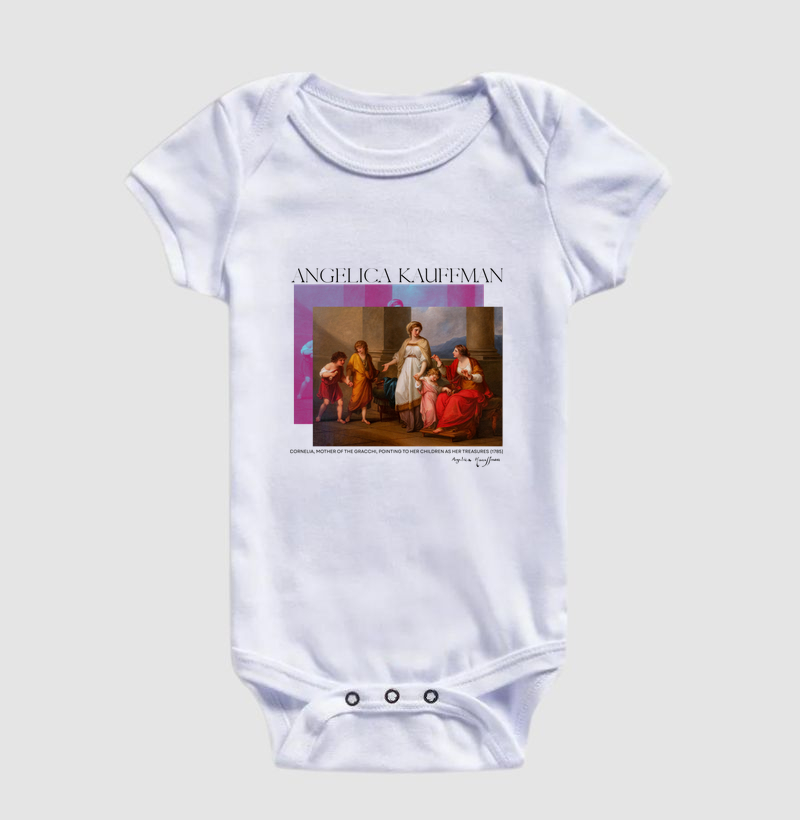 Cornelia, Mother of the Gracchi, Pointing to Her Children as Her Treasures (1785) - Angelica Kauffman