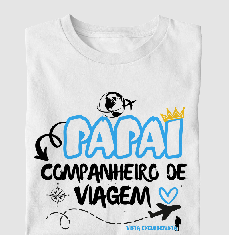 Camiseta Papai Companheiro de Viagem