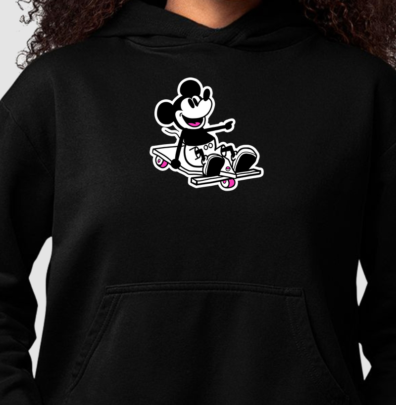 Hoddie Moletom Steamboat Willie Rolimã