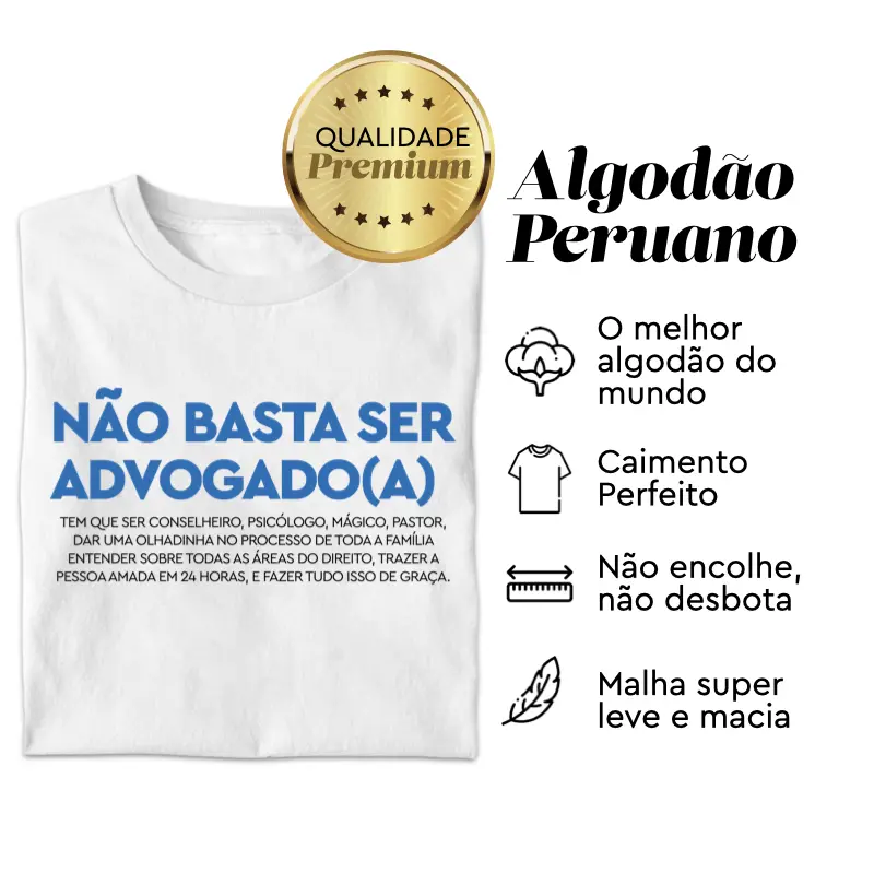 Não basta ser advogado