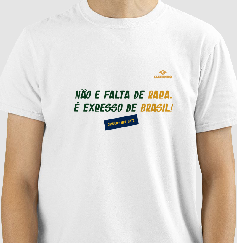 Não é falta de Raça. É excesso de Brasil!
