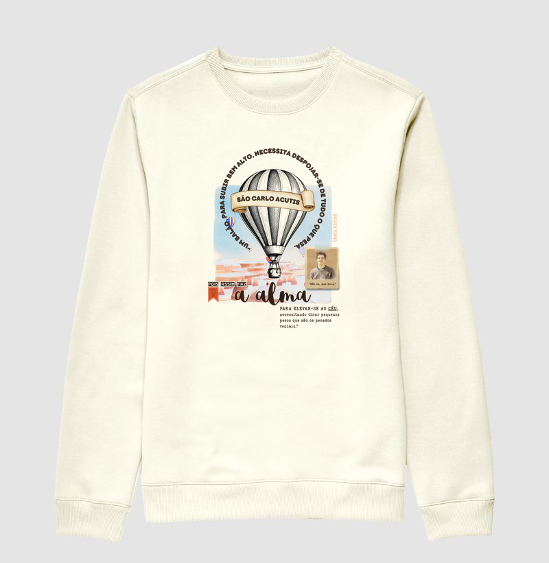 "Um balão,⁠ para subir bem alto, necessita despojar-se de tudo que pesa" - São Carlo Acutis