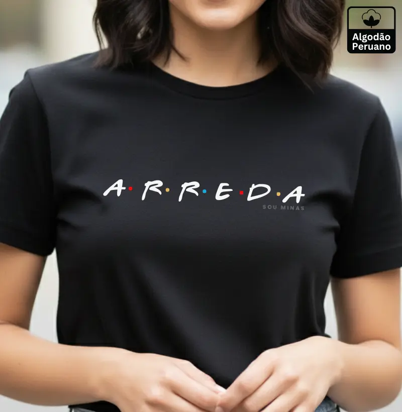 Camiseta Mineirês | Arreda! Versão 2026 - Algodão Peruano