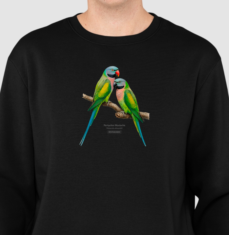 Traços Alados - Mustache - Moletom