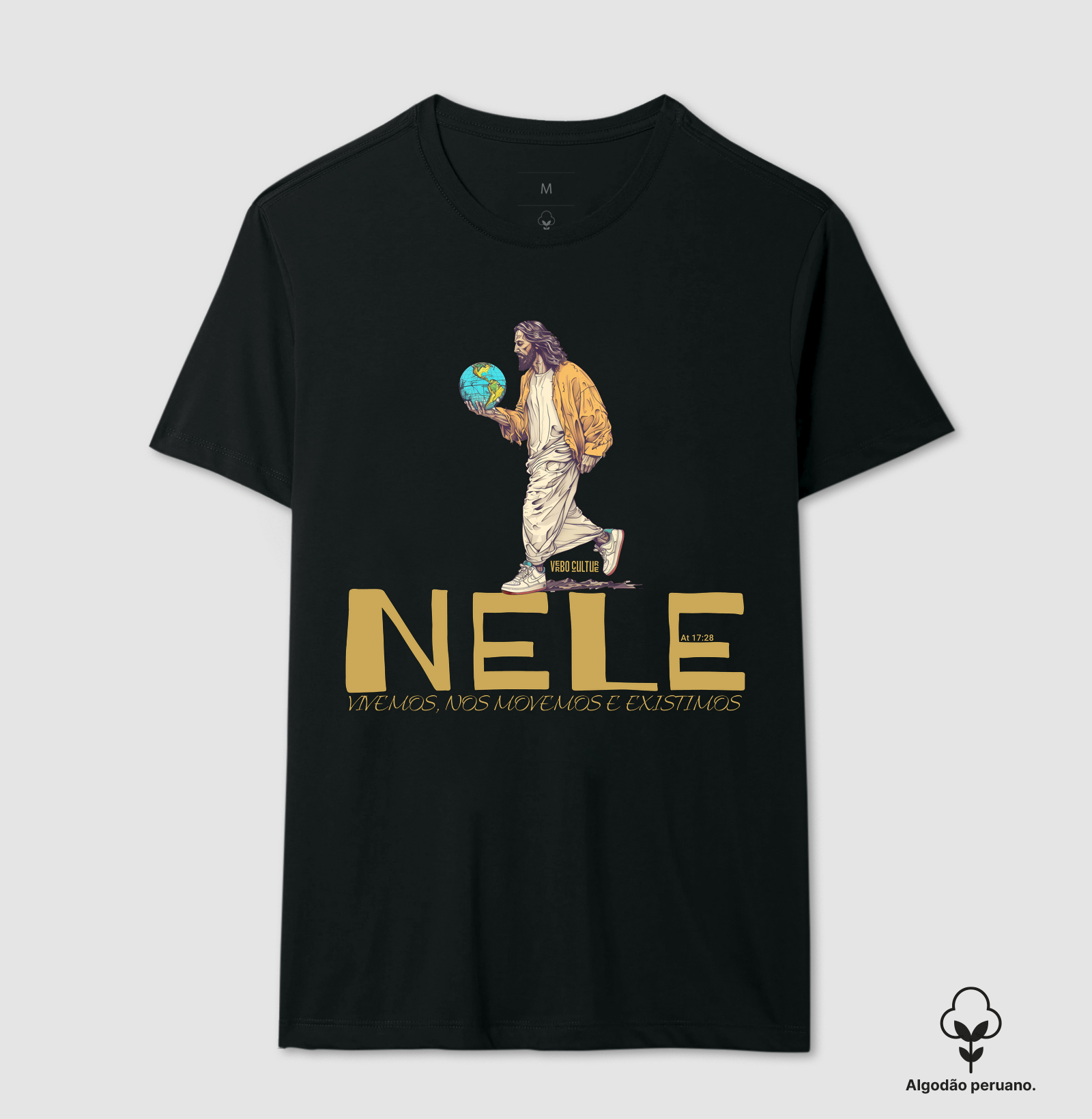 CAMISETA "NELE NOS MOVEMOS E EXISTIMOS"