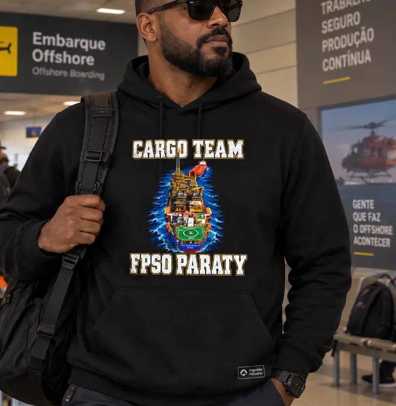 Cargo Team FPSO Paraty - Hoodie Moletom