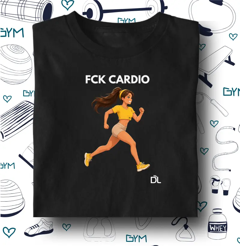 FCK CARDIO - Camiseta Algodão Peruano