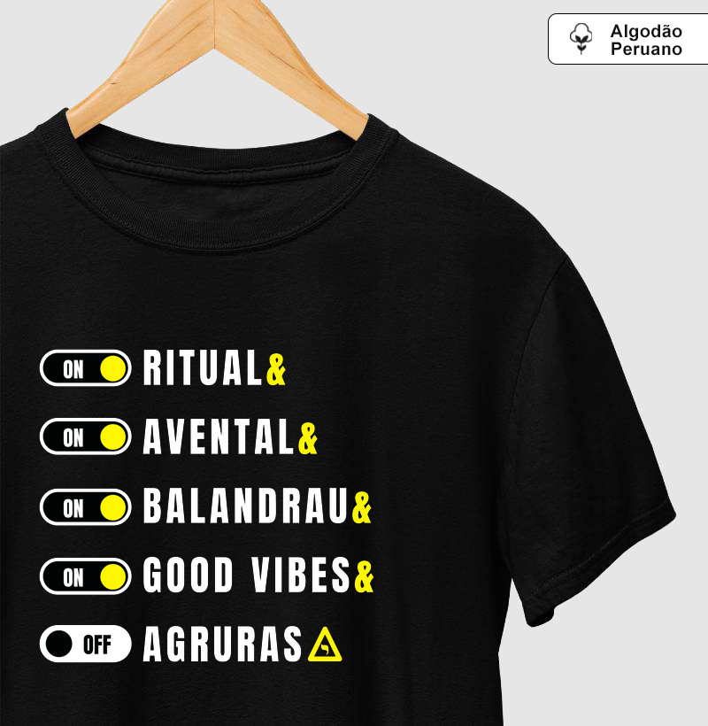 Camiseta Checklist 2 - Mr. GADU - Algodão Peruano