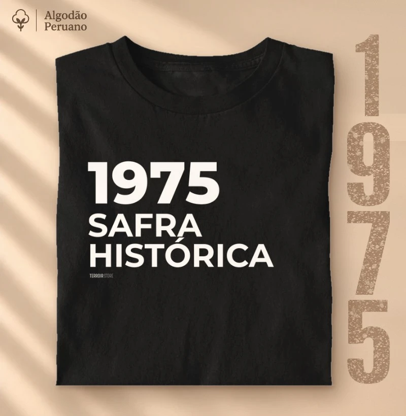 Camiseta Vinho - 1975 • Safra Histórica - Camiseta Algodão Peruano