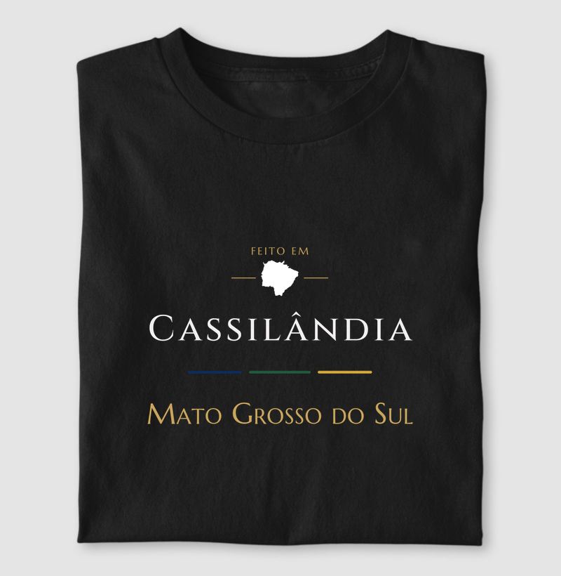 Feito em Cassilândia MS - Camiseta