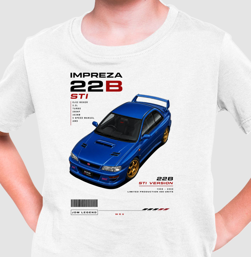 Camiseta infantil Subaru