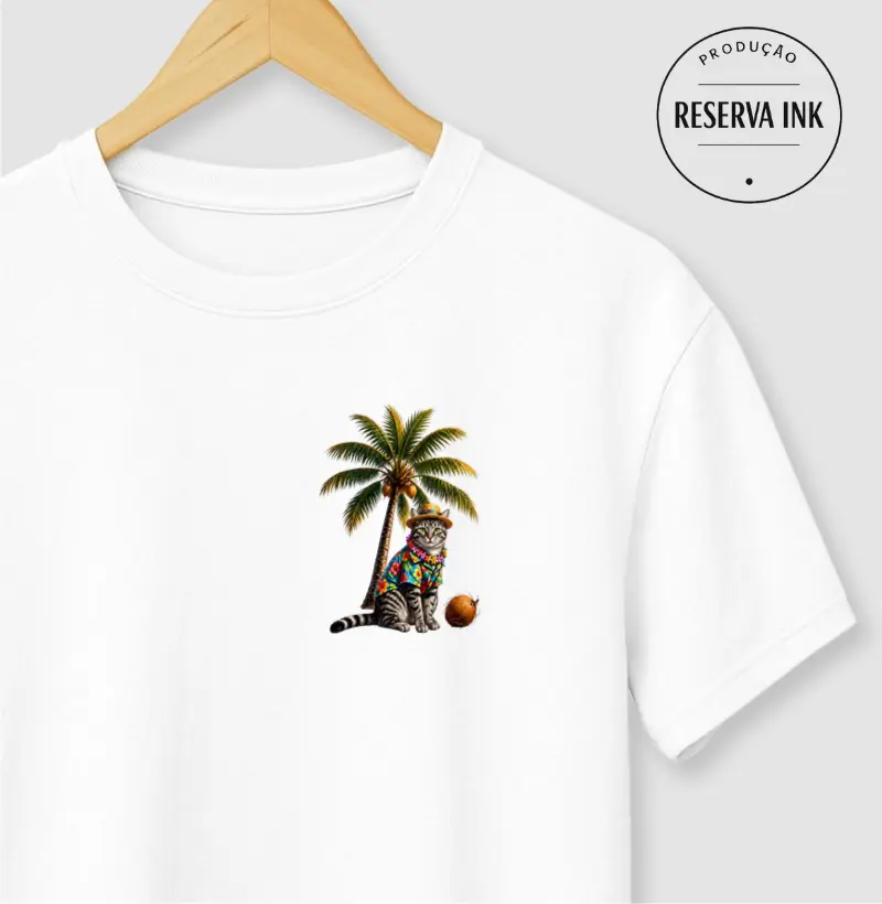 SRD - Gato Rajado Cinza - Férias