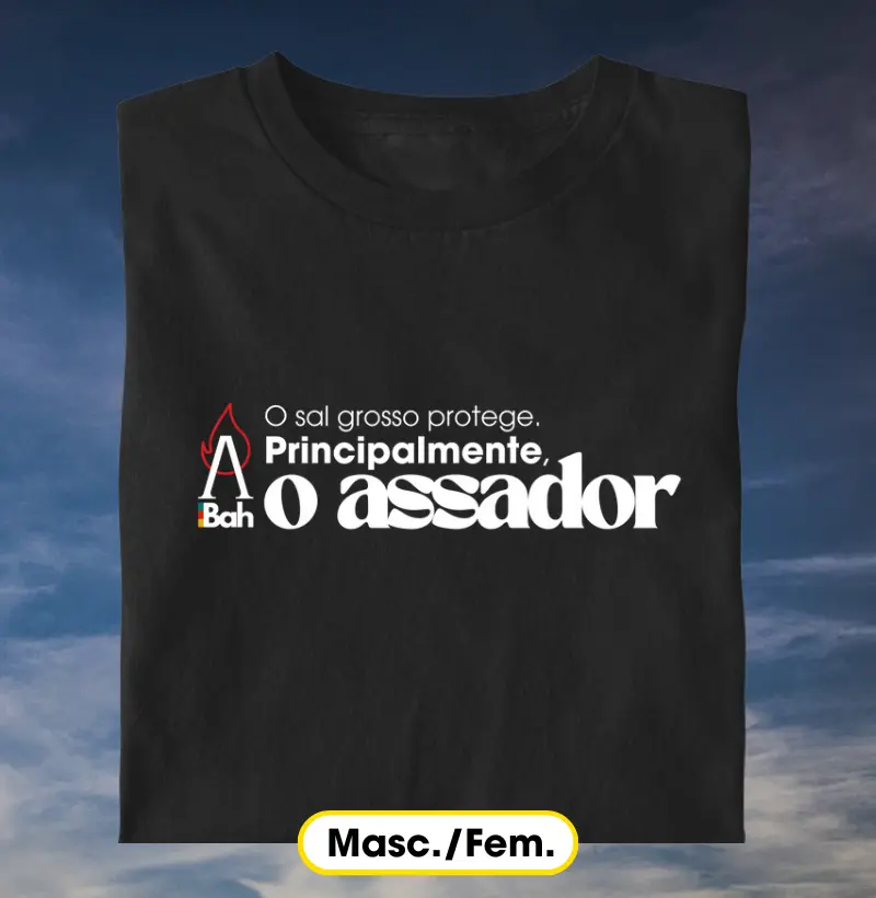 O Sal Grosso Protege o Assador