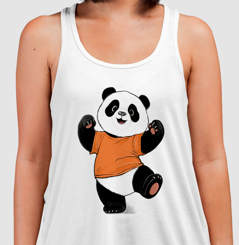 Camiseta Regata Panda, Pandinha
