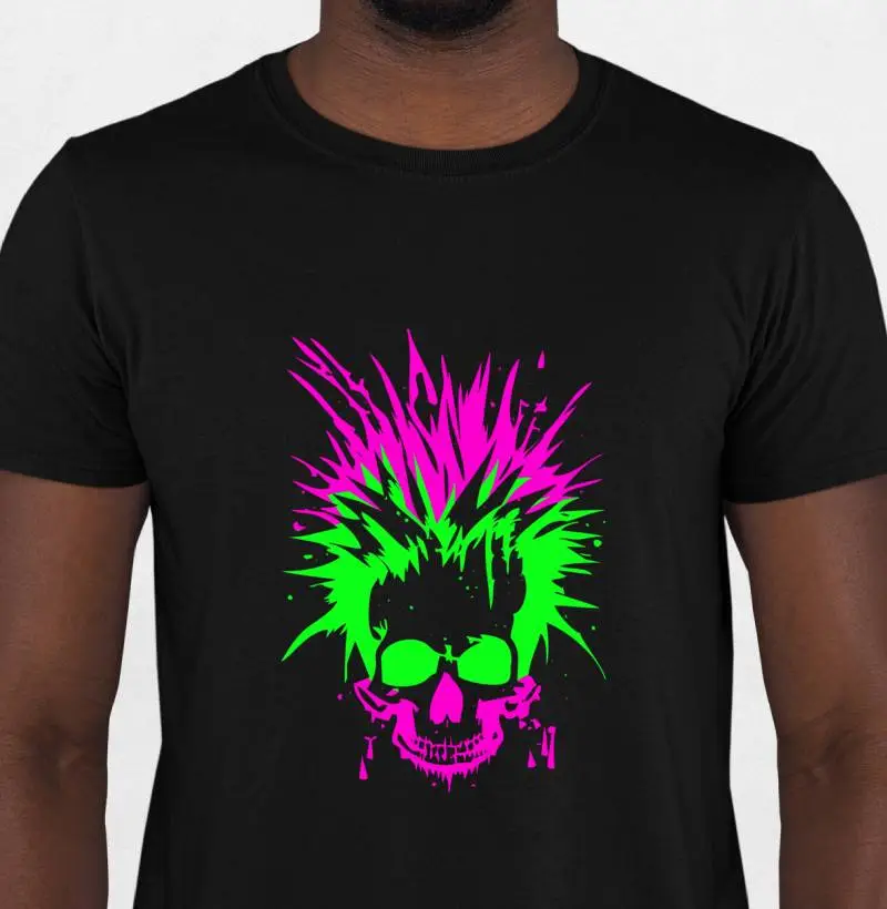 Camisa punkrock pequena