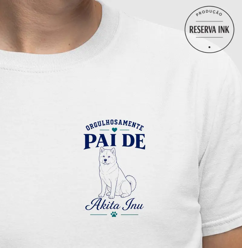 Orgulhosamente Pai de Akita Inu